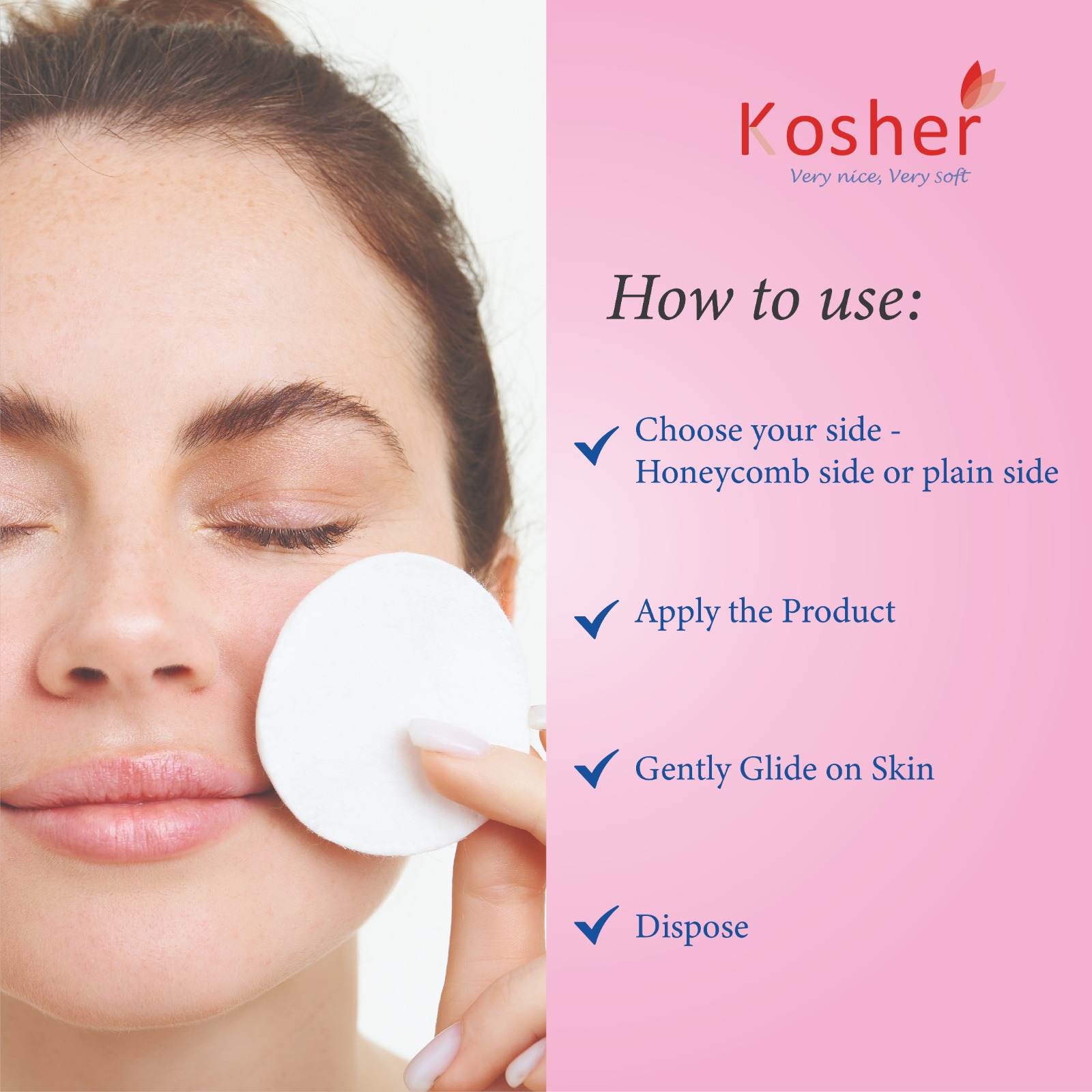 How to use cotton pads