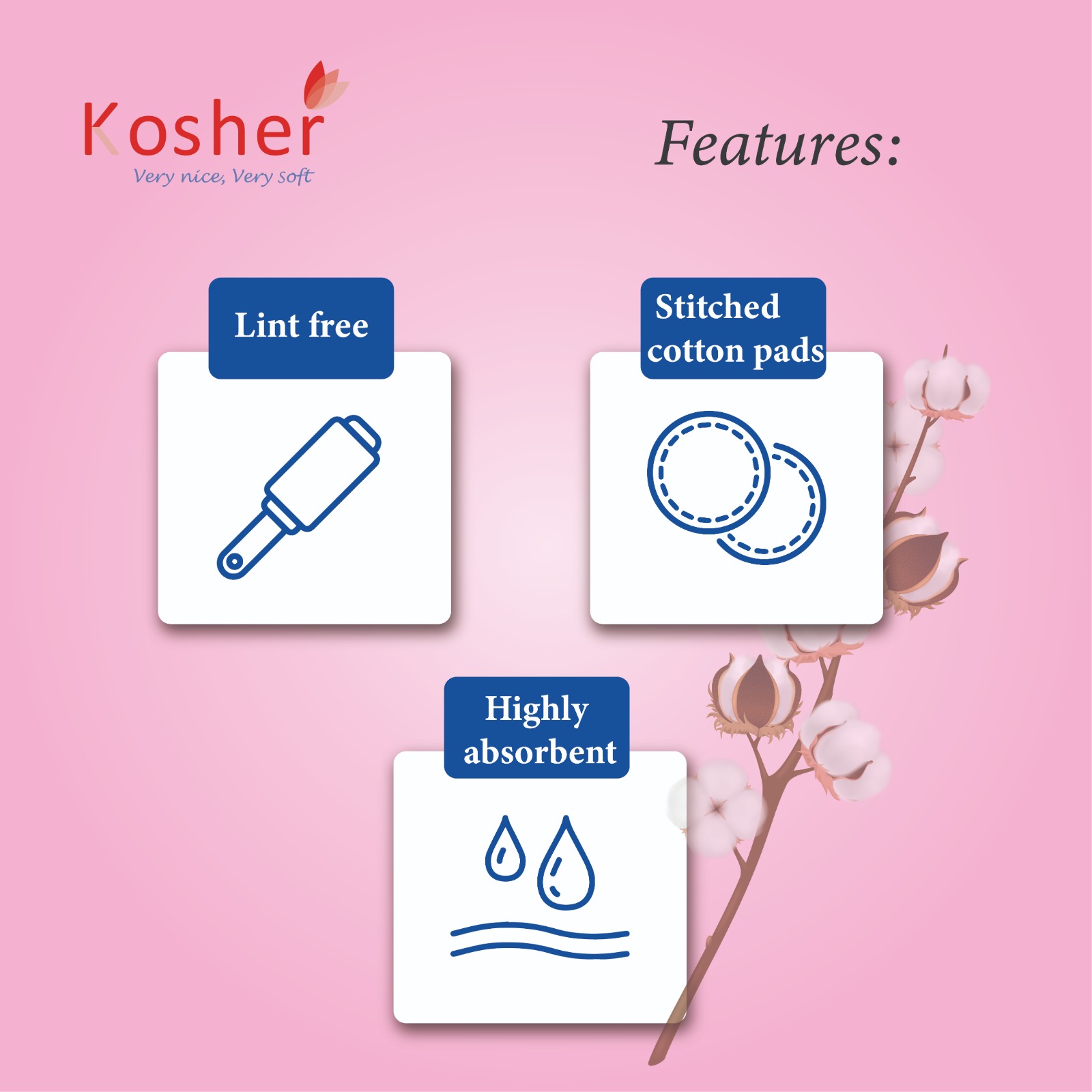 Unique Features of Kosher Cotton pads